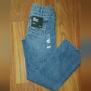 Slim Bootcut Blue Jeans